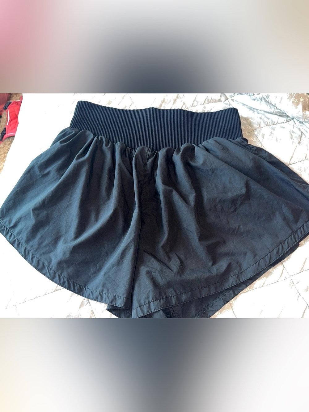 NWOT Free People Movement Carpe Diem Shorts In Color Black Size: Large - Picture 15 of 15